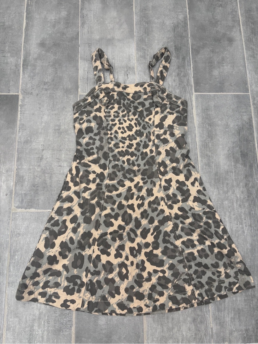 NWOT Abercrombie Kids 7/8 Animal Leopard Cheetah  Print Dress